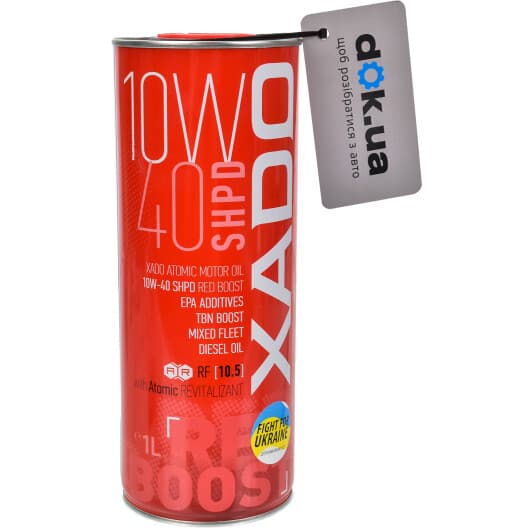 Xado Atomic Oil SHPD RED BOOST 10W-40 (1 л) моторна олива