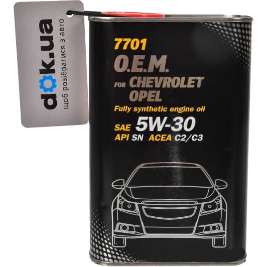 Mannol O.E.M. For Chevrolet Opel (Metal) 5W-30 (1 л) моторна олива
