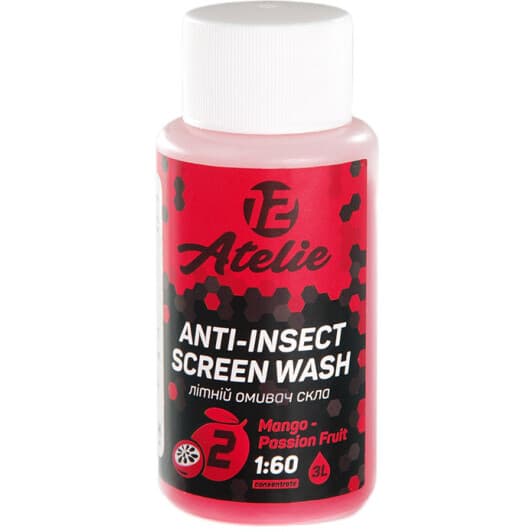 Концентрат омывателя 12 Atelie Anti-Insect летний манго-маракуйя (0,05 л)