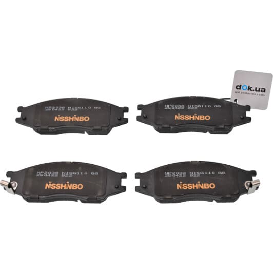 NP2038 Nisshinbo Гальмівні колодки для Nissan Almera