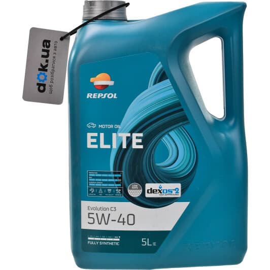 Repsol Elite Evolution C3 5W-40 (5 л) моторна олива