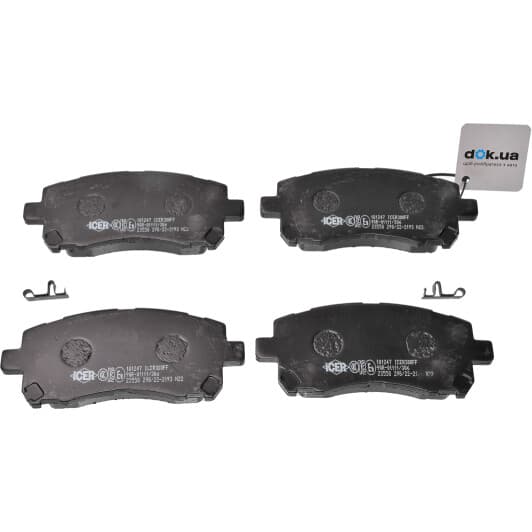 181247 Icer Гальмівні колодки