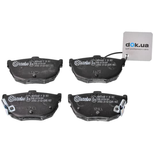 P 30 003 Brembo Гальмівні колодки