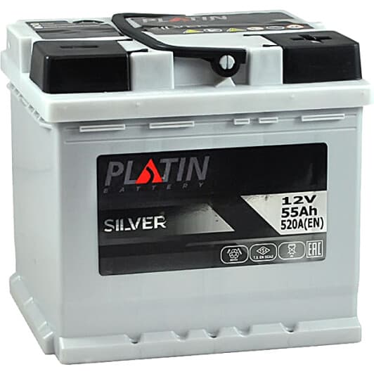 Аккумулятор Platin 6 CT-55-L Silver 5502393