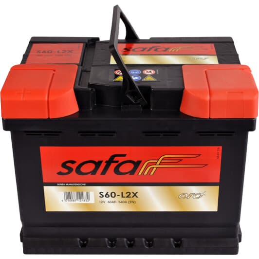 Аккумулятор Safa 6 CT-60-L Oro 542979