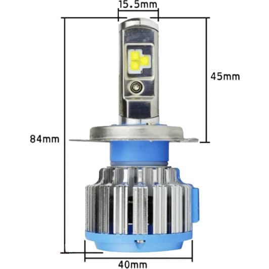 Автолампа TurboLed H27 PG13 50 W 0000007265