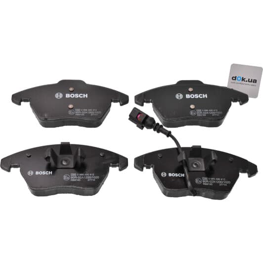 0986495412 Bosch Тормозные колодки