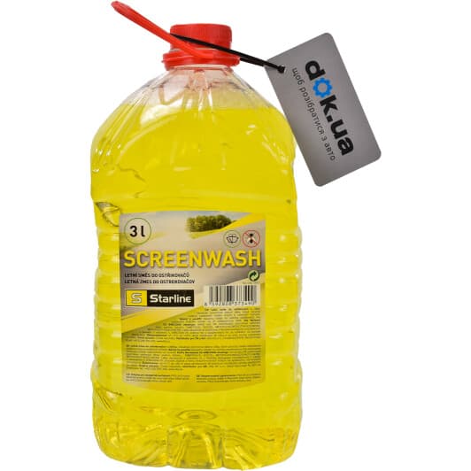 Омыватель стекла Starline (ПЕТ) летний (3 л)