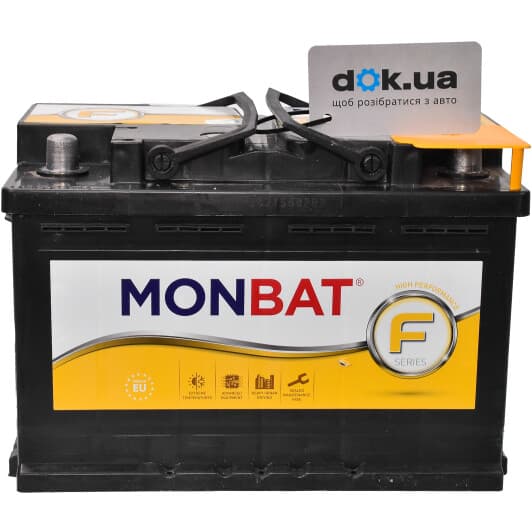 Аккумулятор MONBAT 6 CT-80-R Formula F80MP