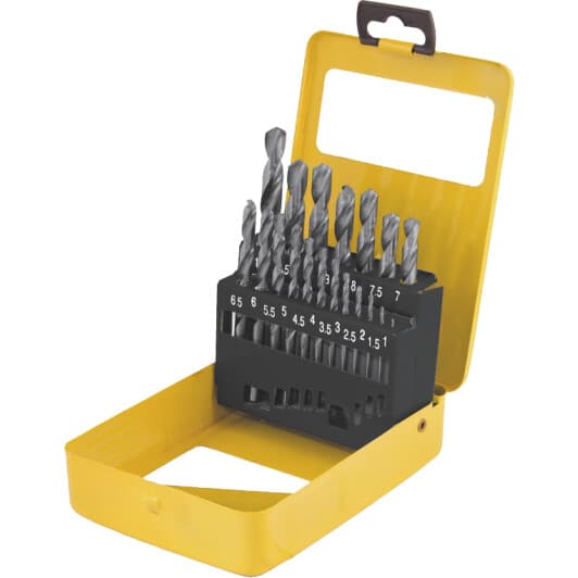 Набор сверл MasterTool спиральных по металлу 11-0119 1-10 мм 19 шт.