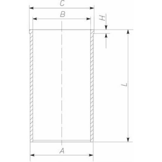 021wv3400 Mahle Гильза цилиндра двигателя