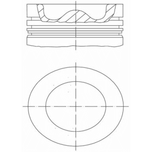 011pi00109000 Mahle Поршень двигуна