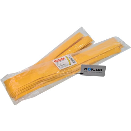 Термоусадка Apro ZRG-16Y 16.0/8.0 мм колір жовтий 1 м 20 шт