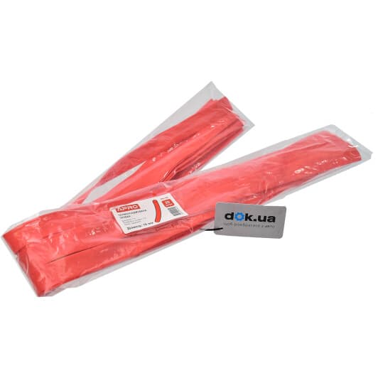 Термоусадка Apro ZRG-16R 16.0/8.0 мм колір червоний 1 м 20 шт