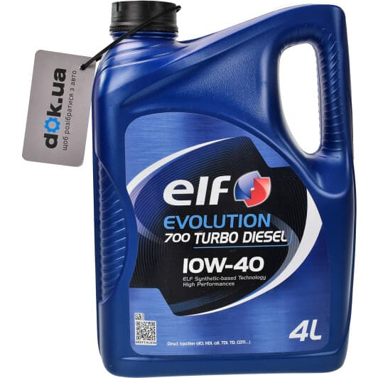 Elf Evolution 700 Turbo Diesel 10W-40 (4 л) моторна олива