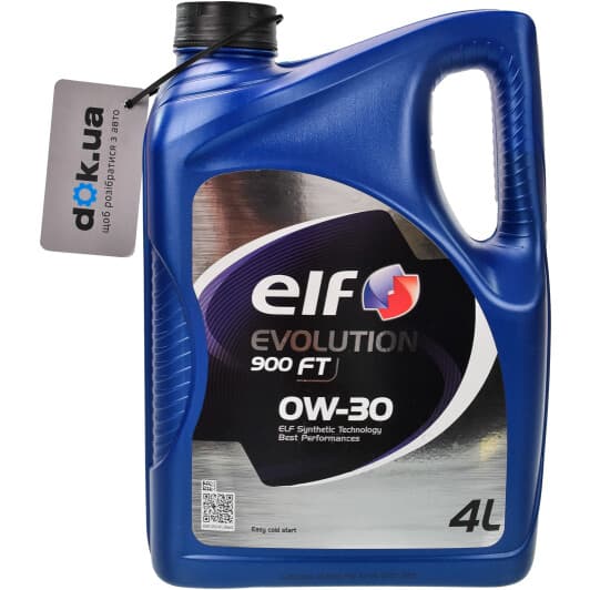 Elf Evolution 900 FT 0W-30 (4 л) моторна олива