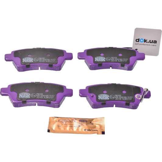 PN0430 NiBK Тормозные колодки