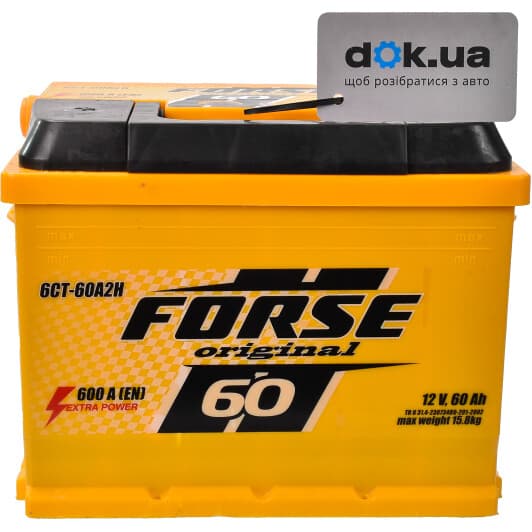Аккумулятор Forse 6 CT-60-L Original AKBLU2038