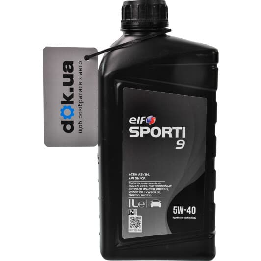 Elf Sporti 9 5W-40 (1 л) моторное масло