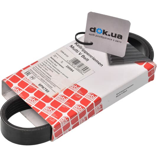 28894 Febi Поліклиновий ремінь