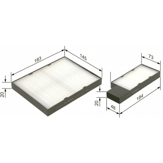 1 987 432 276 Bosch Фільтр салону