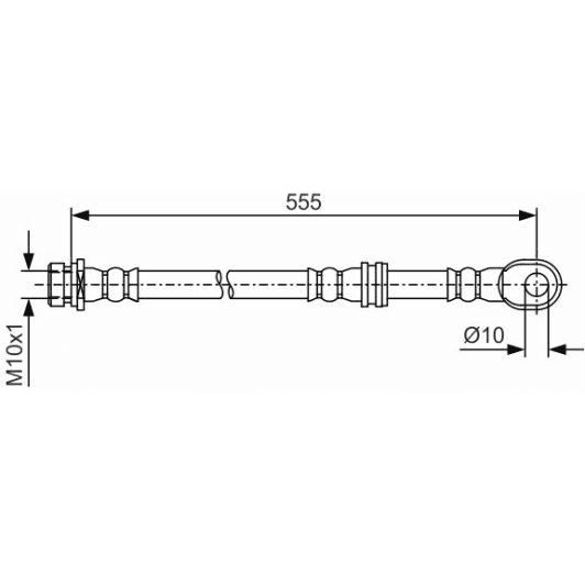 1987481087 Bosch Гальмівний шланг