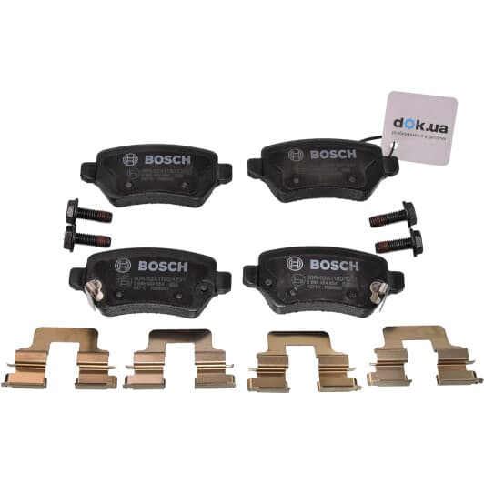 0 986 494 654 Bosch Гальмівні колодки