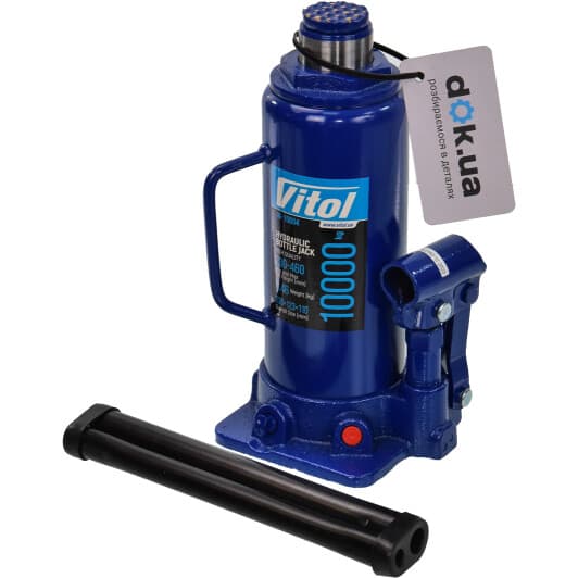 Домкрат Vitol бутылочный гидравлический 10 т ДБ-10004