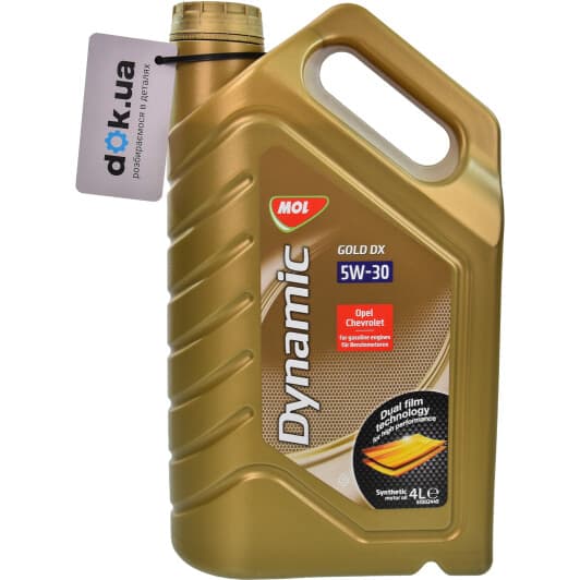 MOL Dynamic Gold DX 5W-30 (4 л) моторное масло