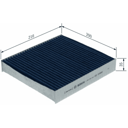 0986628640 Bosch Фільтр салону