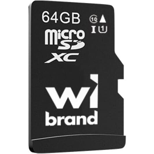 Карта памяти Wibrand microSDXC 64 ГБ