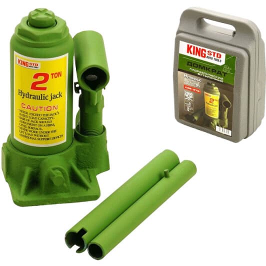 Домкрат King пляшковий гідравлічний 2 т KSB-2TB