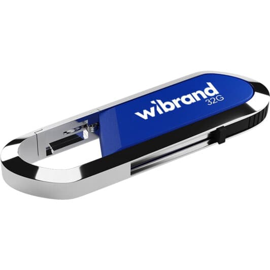 Флешка Wibrand Aligator Blue 32 ГБ