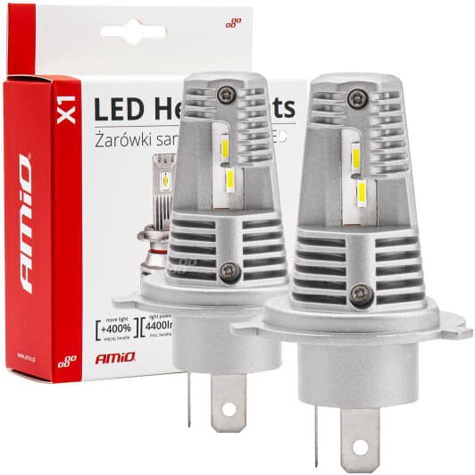 Автолампа Amio X1 H4/H19 40 W 02965