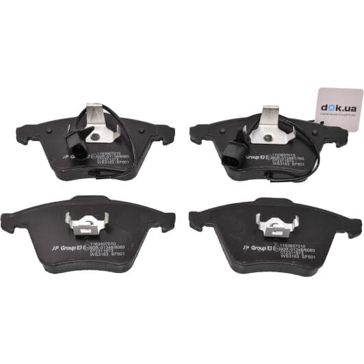 1163607010 JP Group Тормозные колодки