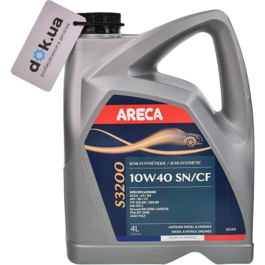 Areca S3200 10W-40 (4 л) моторное масло