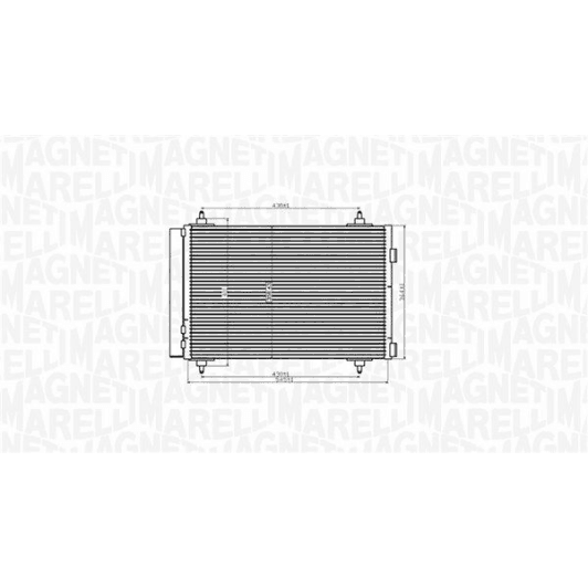350203916000 Magneti Marelli Радиатор кондиционера
