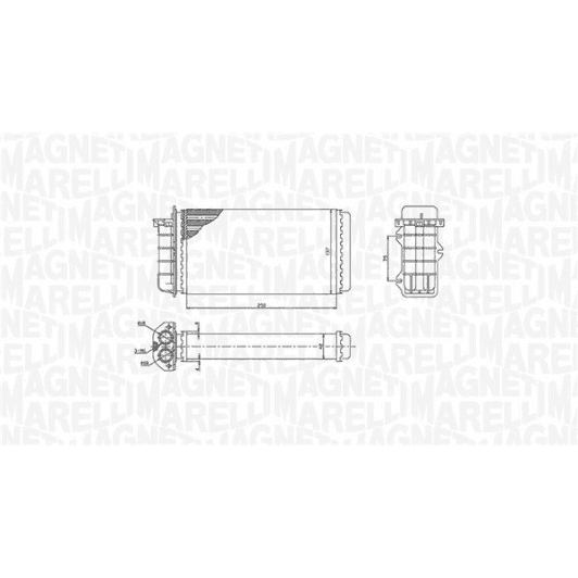350218441000 Magneti Marelli Радиатор печки