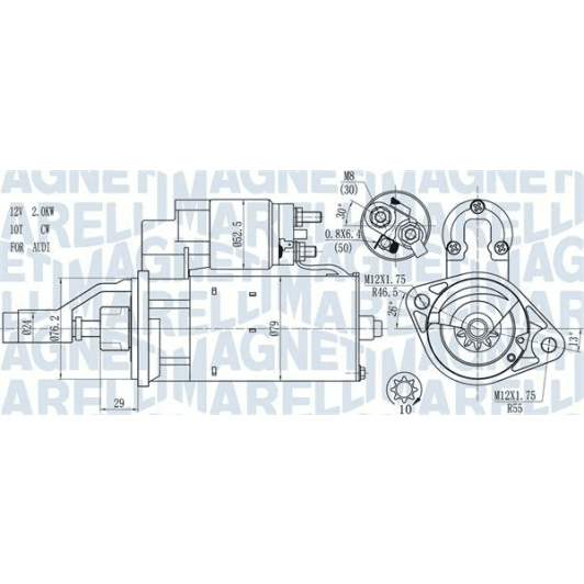 063721114010 Magneti Marelli Стартер
