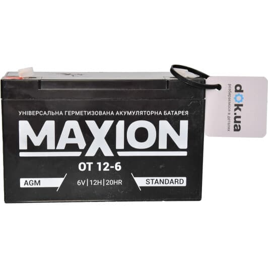 Тяговый аккумулятор Maxion MX6V12 12 Ач 6 В