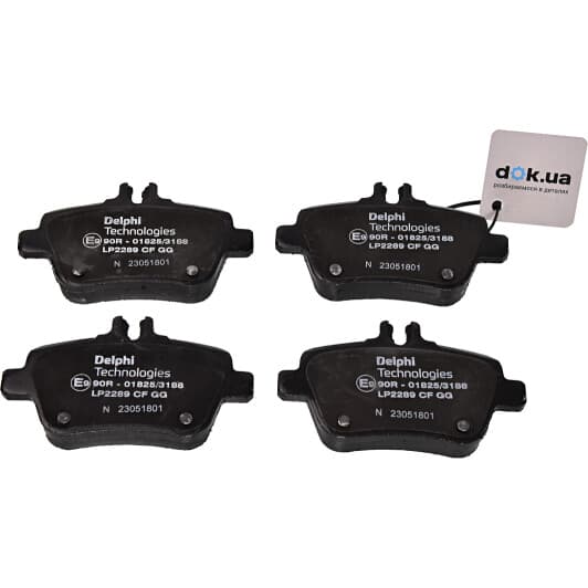 LP2289 Delphi Тормозные колодки