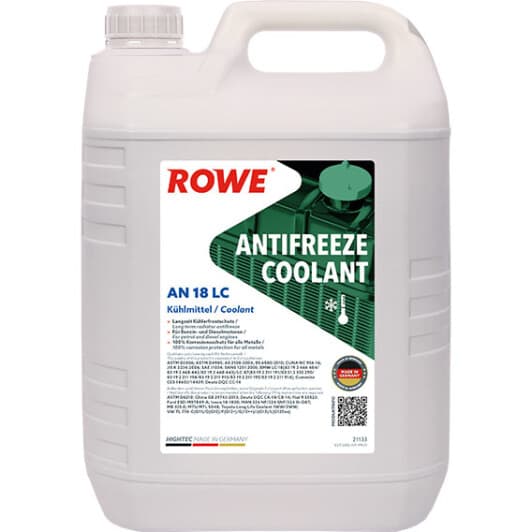 Концентрат антифризу Rowe Hightec Antifreeze AN 18 LC G12 evo зелений