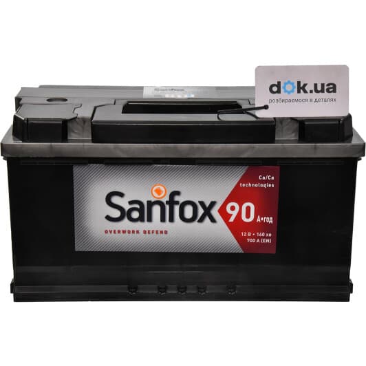 Аккумулятор Sanfox 6 CT-90-R Overwork Defend AKBLU1030