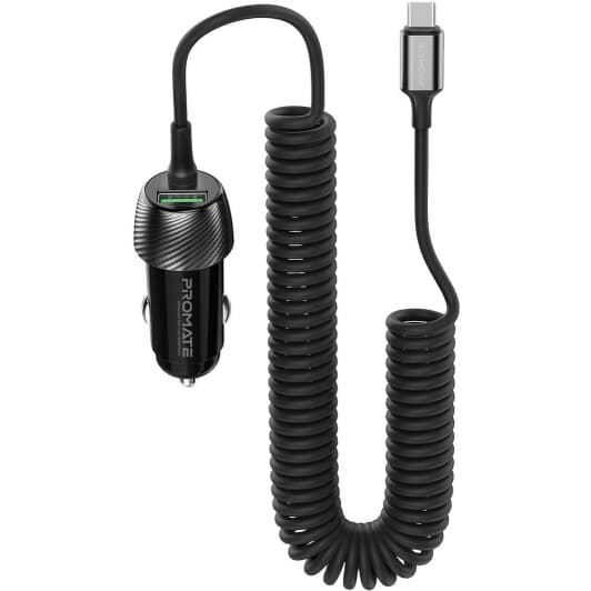 USB зарядка в авто Promate PowerDrive-33PDC Series powerdrive-33pdc.black