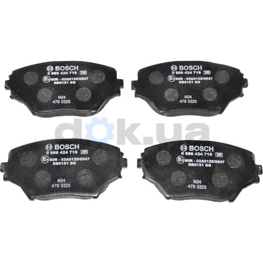 0 986 424 719 Bosch Тормозные колодки для Toyota RAV4
