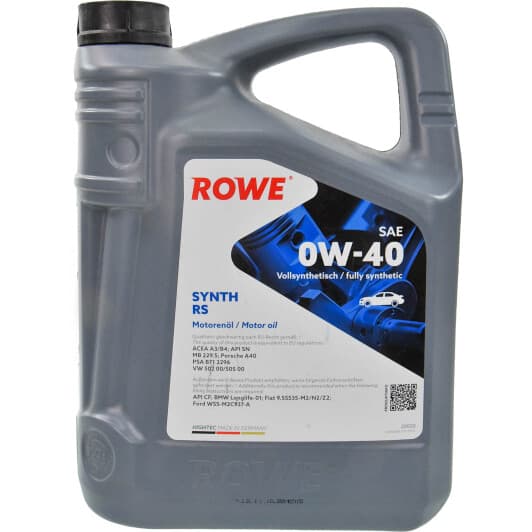 Rowe Synth RS 0W-40 (5 л) моторна олива