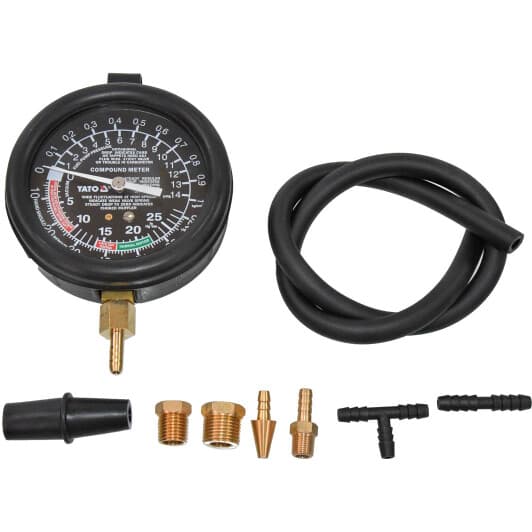 Набор для измерения давления в топливной системе Yato YT-73050 9 шт