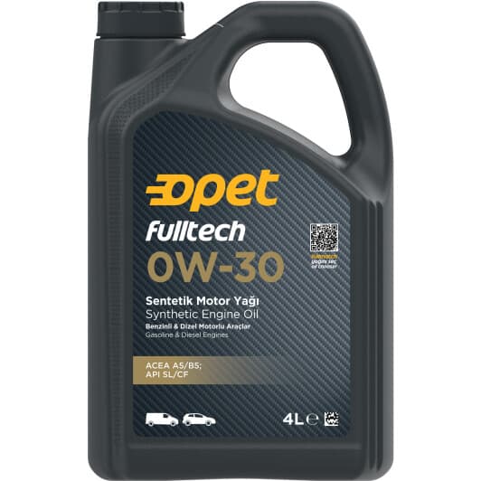 Opet Fulltech 0W-30 (4 л) моторное масло