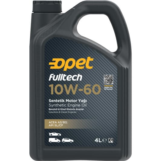 Opet Fulltech 10W-60 (4 л) моторное масло