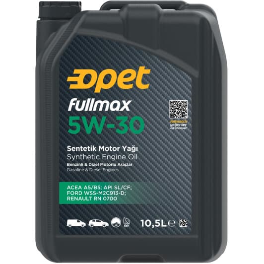 Opet Fullmax 5W-30 (10.5 л) моторное масло